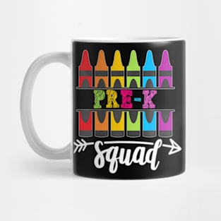 Team Pre K Squad Teacher Back To School 2023 Mug